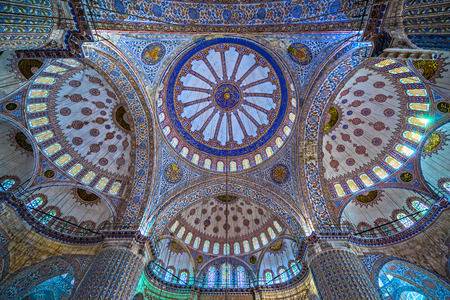 Istanbul: A City Straddling Two Continents, Ostrich Eggs and Medusa on Her Head 18 69515320-inside-the-blue-mosque-sultanahmet-camii-istanbul-turkey-